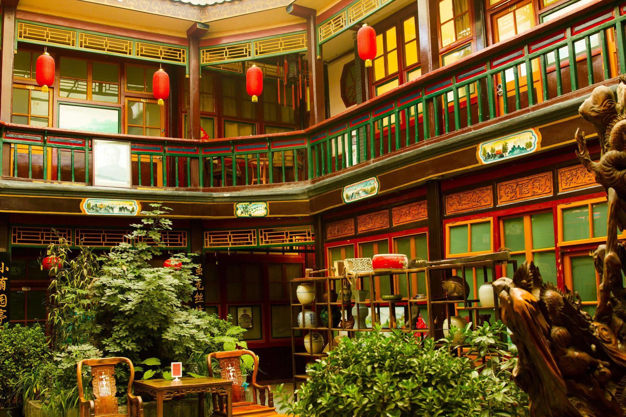 Hostel Beijing Leo Courtyard Exterior foto